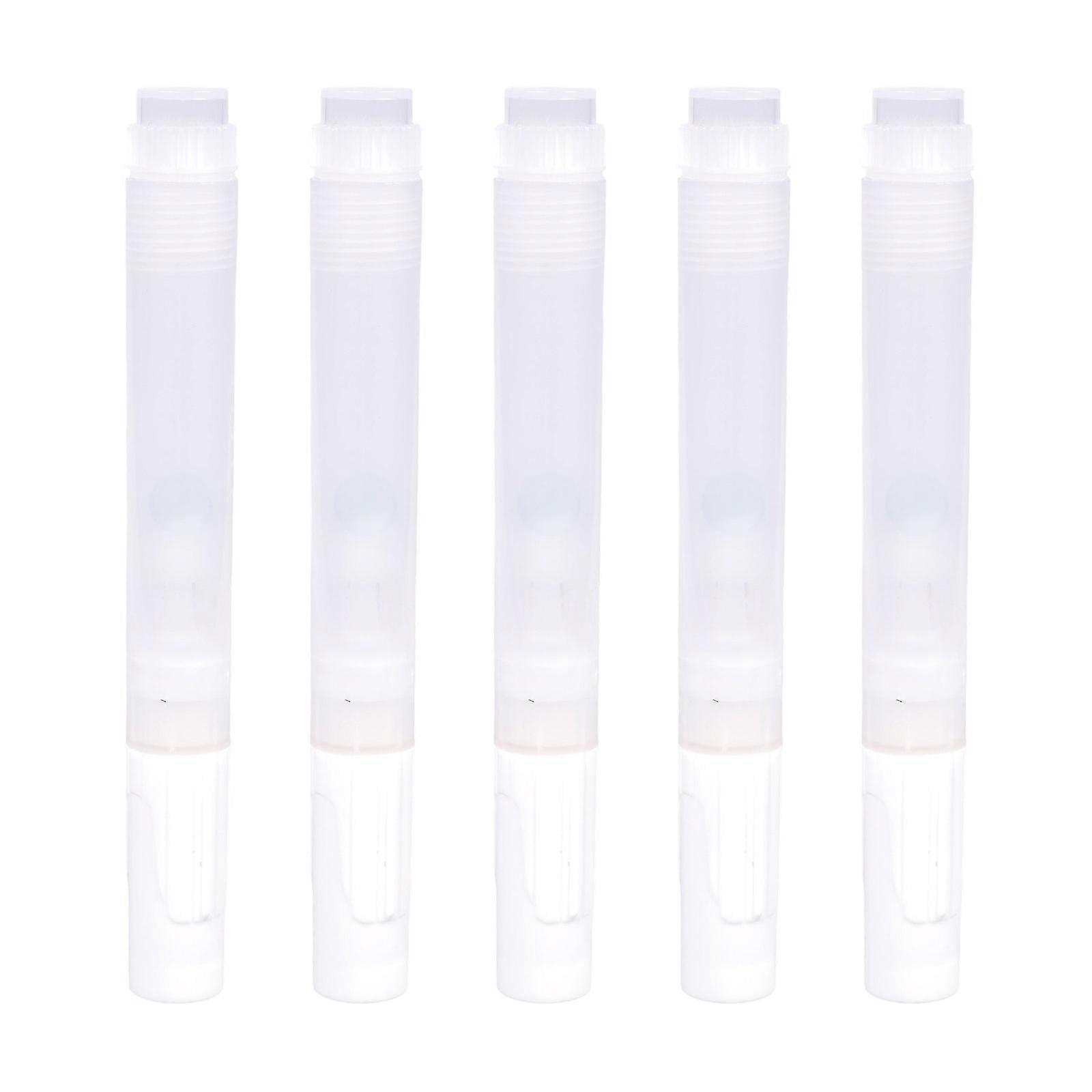 Multipurpose Empty Acrylic Markers Set Of 5 Reusable Art Brushes For Watercolor Graffiti And Home Decoration Projects Multicolor