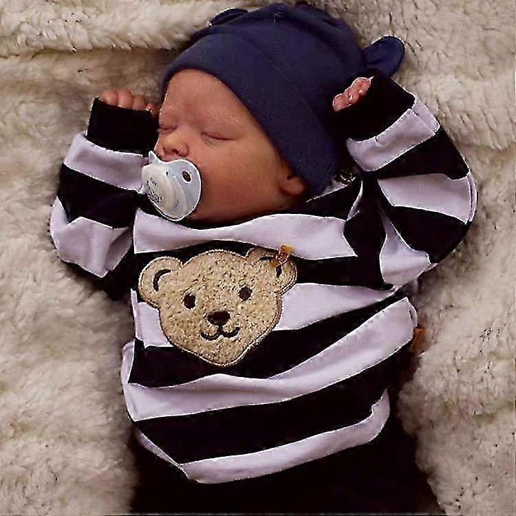 46cm Reborn Newborn Baby Darren Toy Lifelike Real Soft Touch