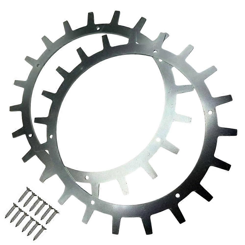 TLEC-01 2 stk for Ecovacs robotgressklipper kaldvalset stål anti-skli trekkraft pigger