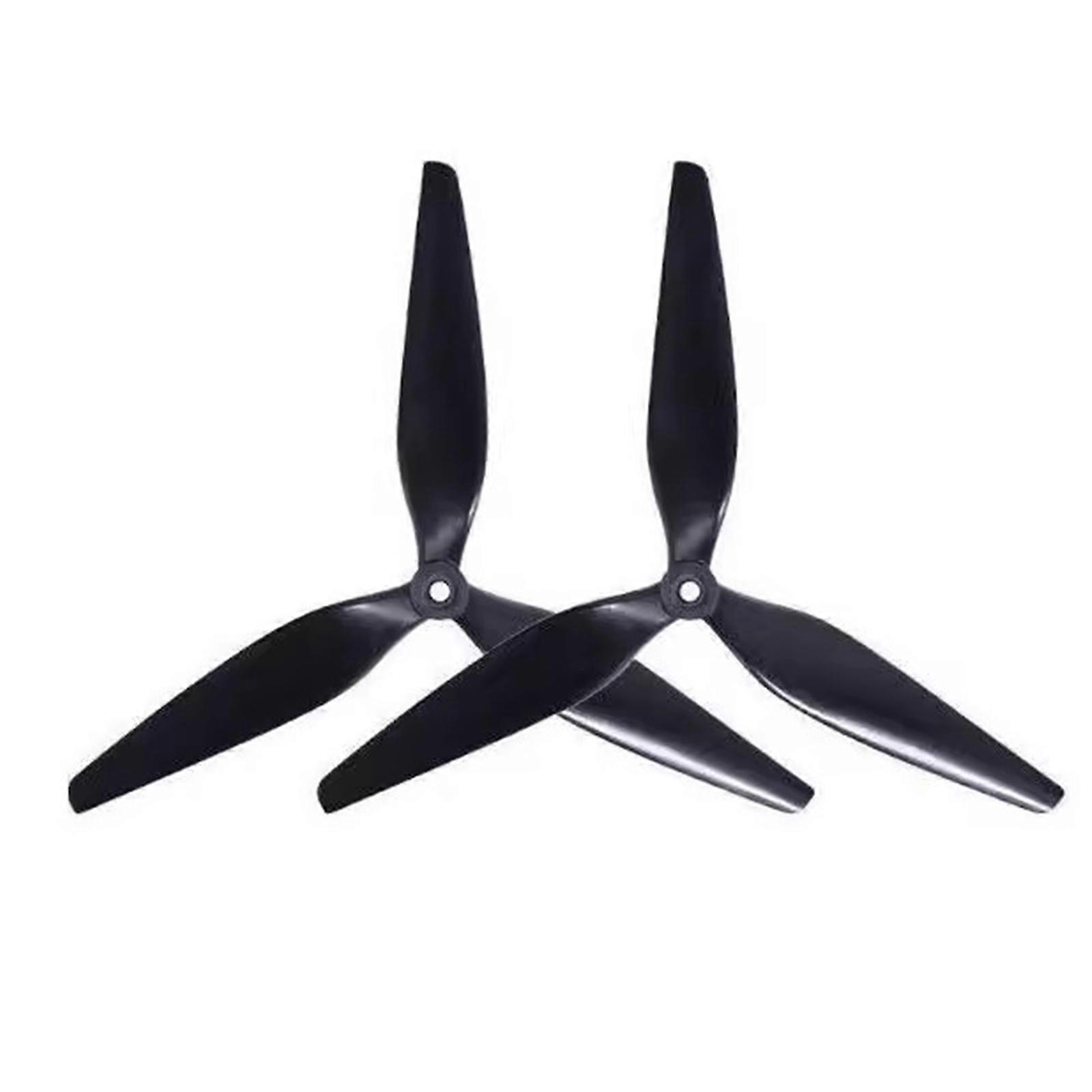 1 Pair 9Inch 3 Leaf Propellers for UAVs Carbon Fiber Nylon Propellers 9x5x3 Reinforced Propellers for Remote FPV UAV Multicolor