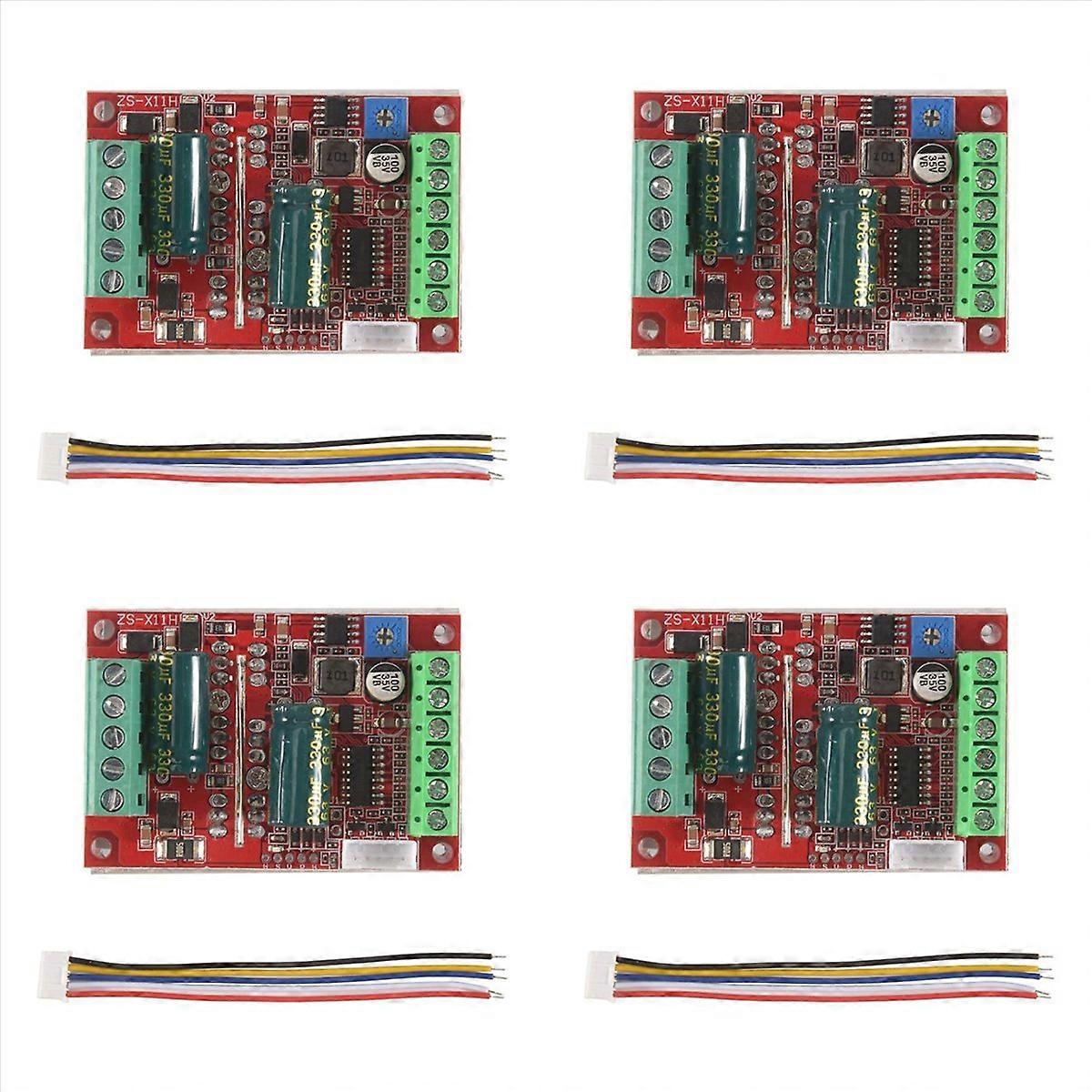 4X DC 6-60V 400W BLDC Three Phase DC Brushless Motor Controller PWM Hall Motor Control Driver Board 