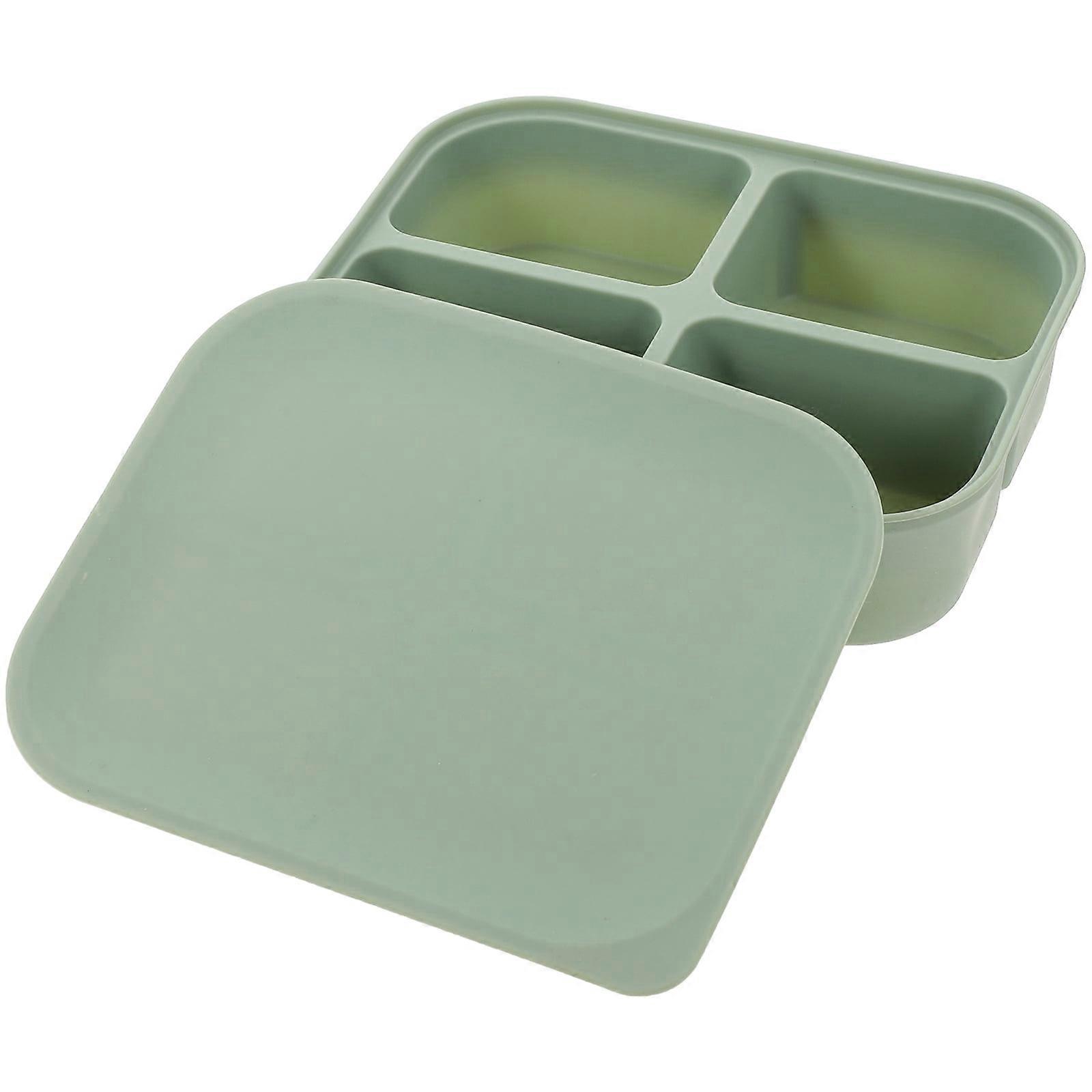 Silicone Freezer Box Meal Prep Container Silicone Fruit Storage Box Multi-compartment Food Container