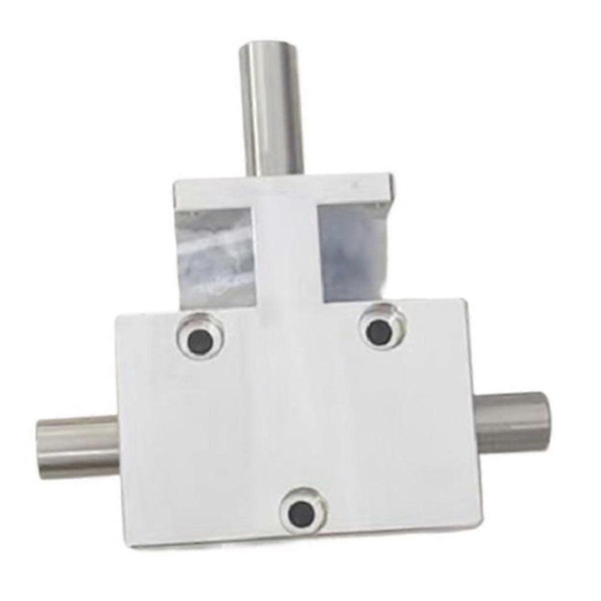 1:1 Helical Bevel Gear Shaft 12mm Codirectional Double Output Shaft 90 Degree Differential