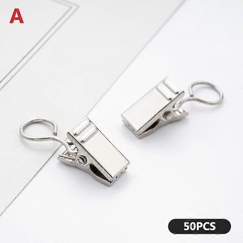 50 Pcs Sturdy Durable Window Curtain Hook Clips Home Window Accessories