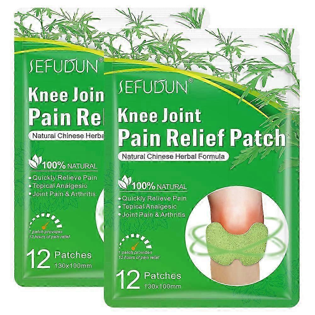Flexiknee Natural Knee Pain Patch, Knee Joint Pain Relief Patch