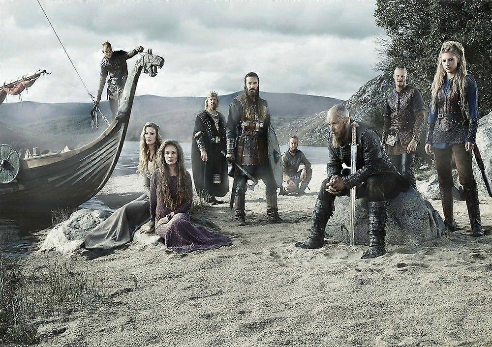 Vikings Cast Stress Reliever Jigsaw Puzzle EB 8439