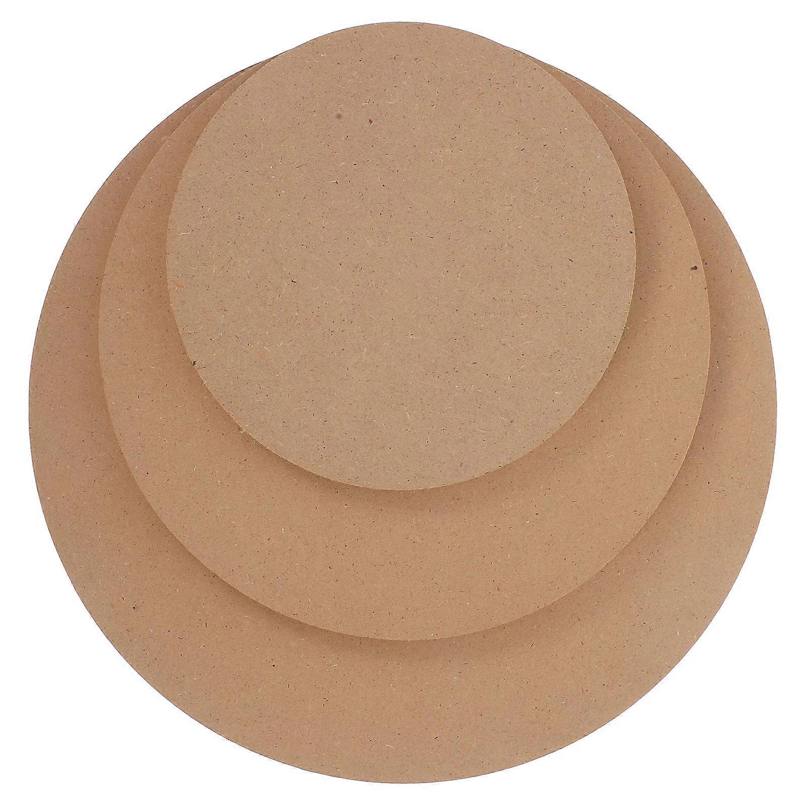 3Pcs Stackable Pottery Slip Molds for Handbuilding Clay Wooden Craft Circles