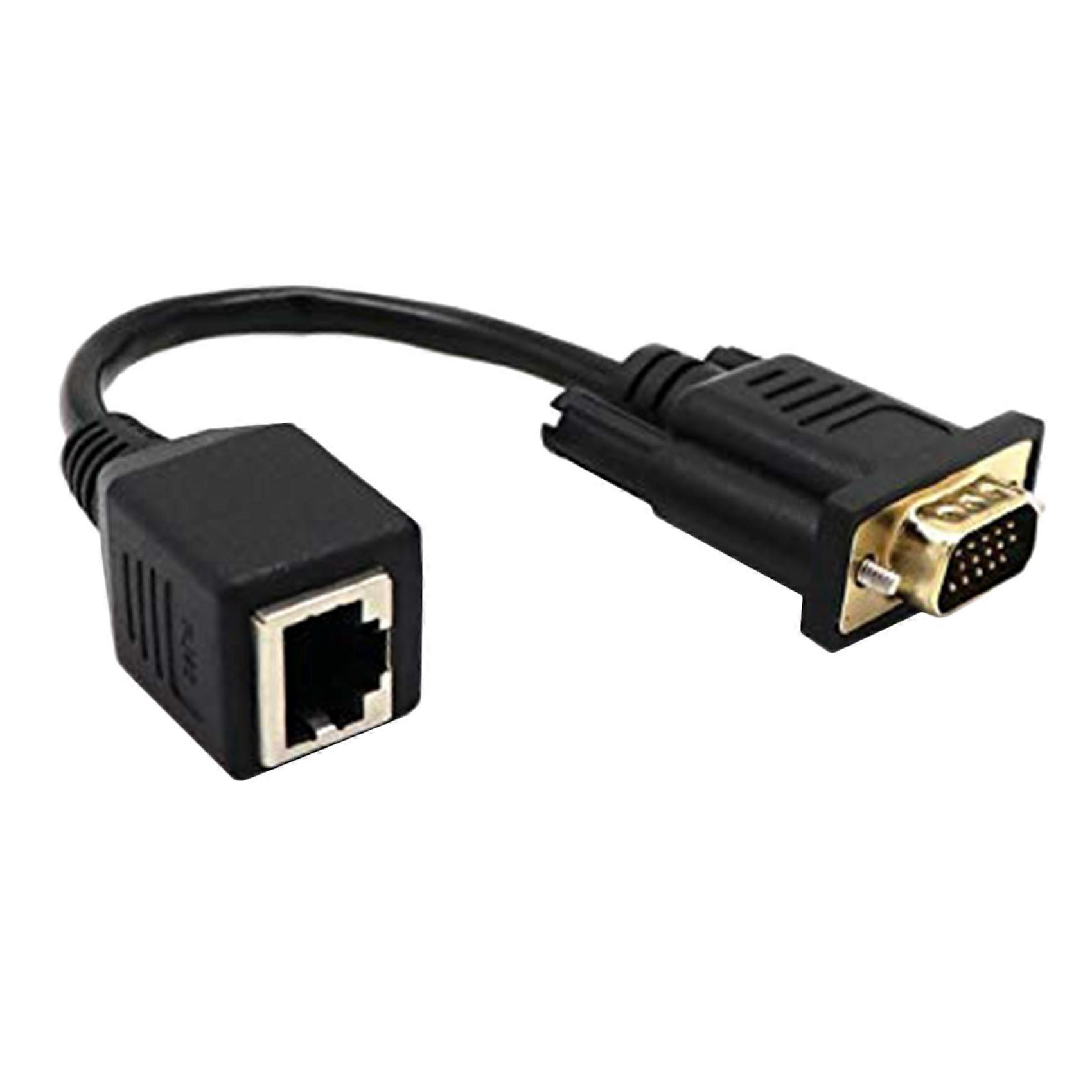 VGA to RJ45 Adapter Network Cable to VGA Network Cable Connector