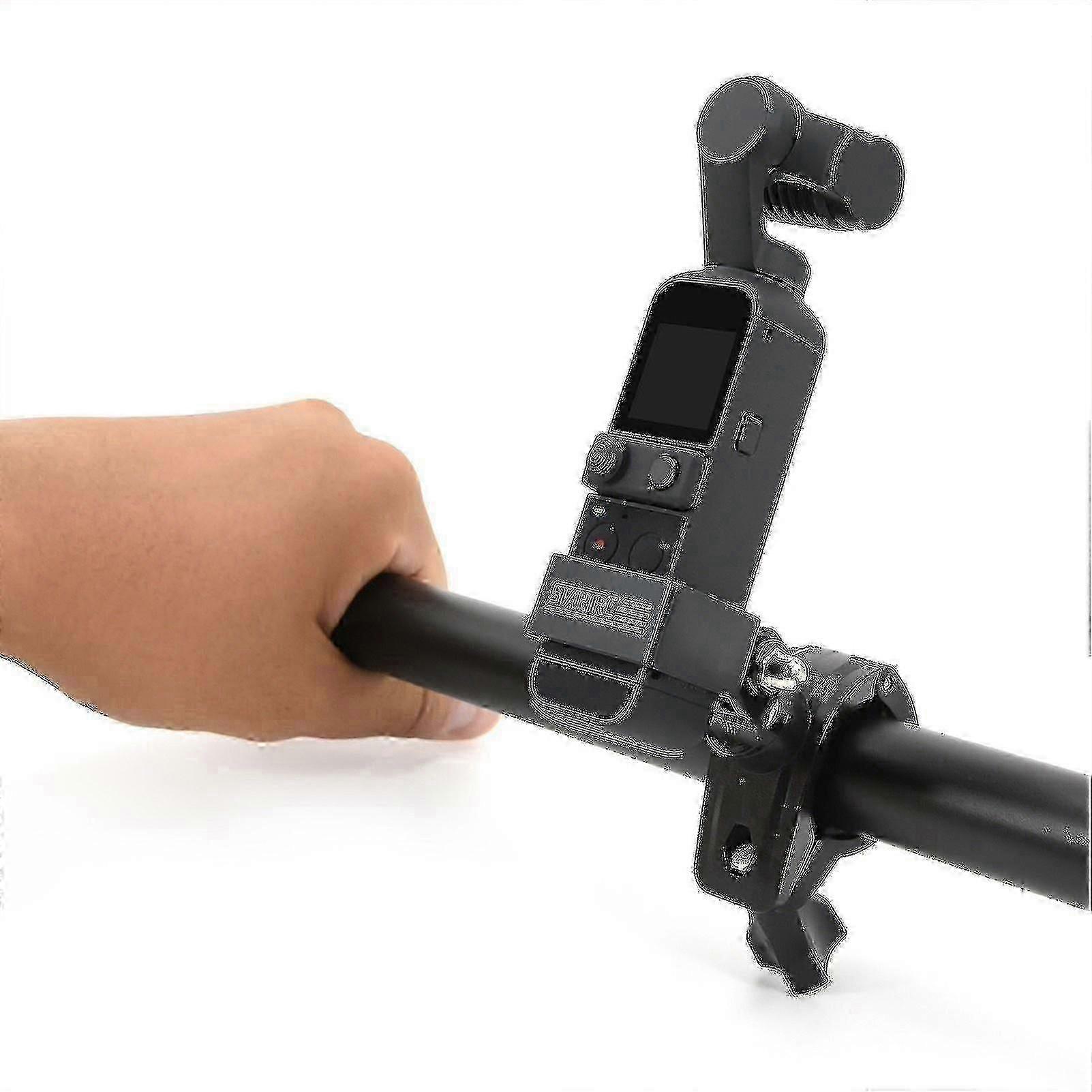 Universal Bike Mount with Vibration Damping for DJI Pocket 2-Durable Handlebar Accessory Compatible with Action Cameras and Gimbals