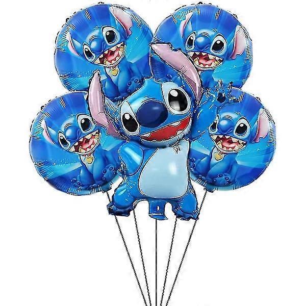 5 pcs Lilo and Stitch balloons, Lilo and Stitch party decoration