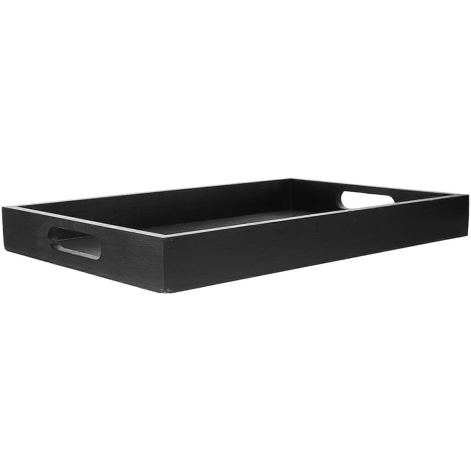 Rectangular Tray Trays Fruit Coffee Table Food Bread Pan Rectangle Plate Wood