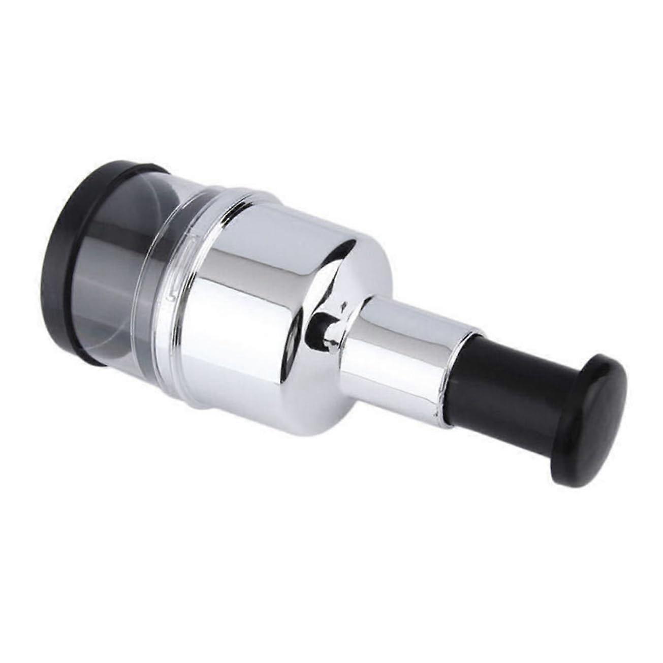 Garlic Press and Vegetable Chopper Stainless Steel Quick Chop with Nut Crushing Easy Clean Design