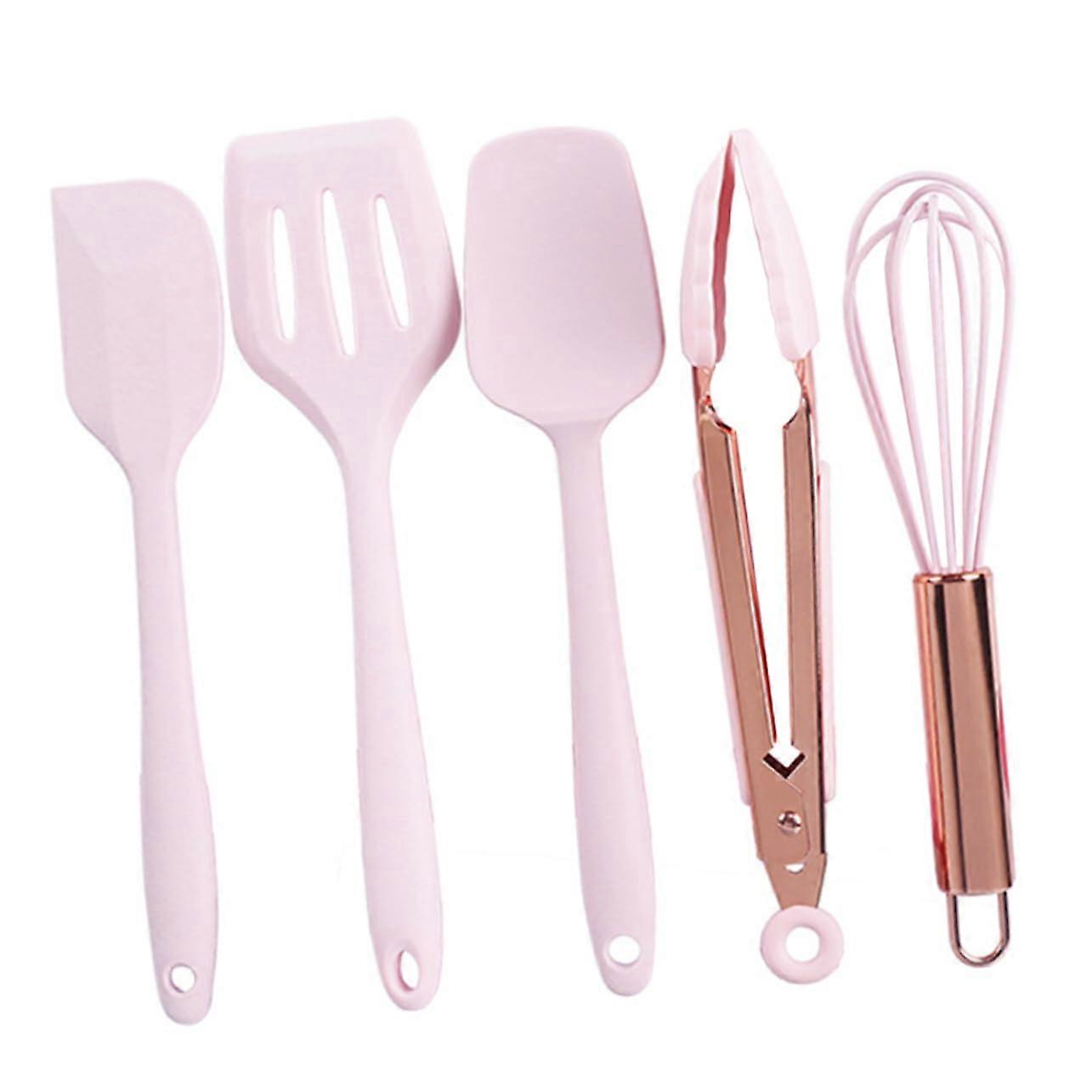 5pcs Nonstick Silicone Baking Tools Set for Bread and Cake, FoodGrade Bakeware Kit