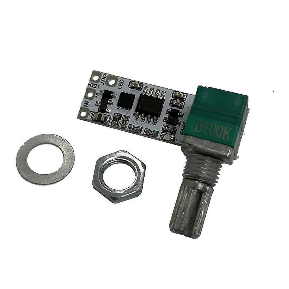 LED Constant Voltage Dimmer Board Control Module Table Lamp Stepless Knob Potentiometer Live Fill Light Dimmer Module,A