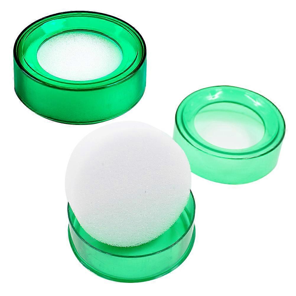 Non-Slip Finger Moistener for Counting Money in Office 2Pcs Sponge Cup