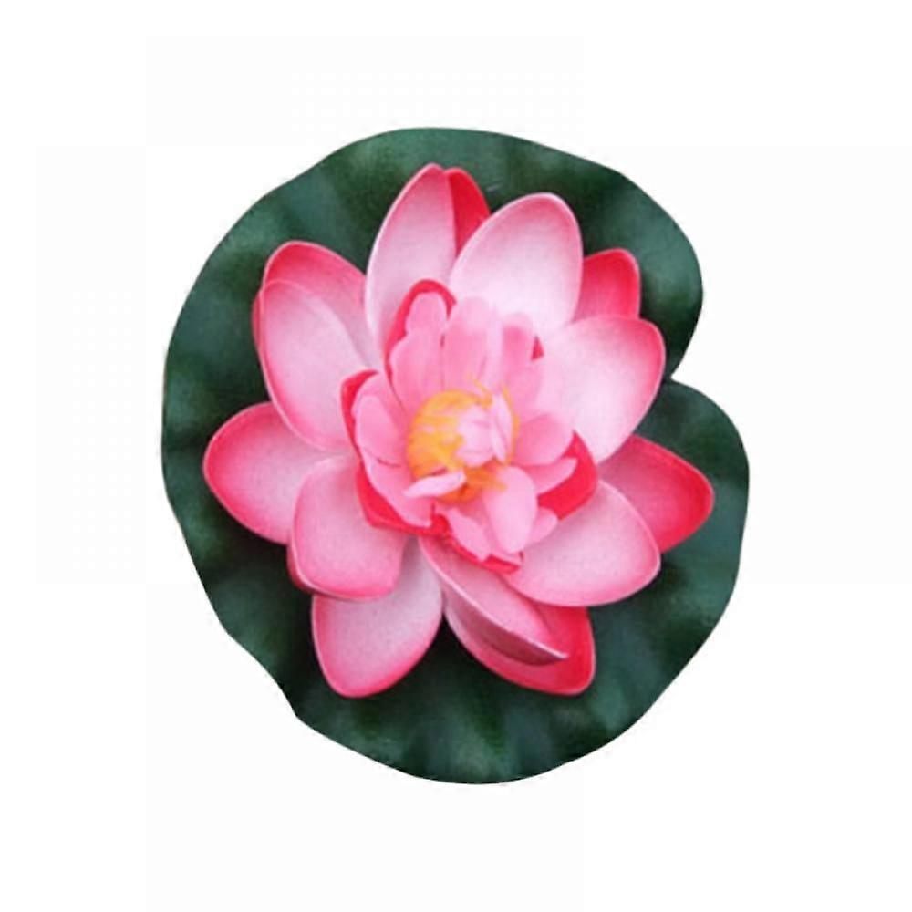 3 PCS Artificial Floating Lotus Flowers, Floating Pond Decor Realistic Foam Water Lily Lotus Flower, 3.8 Inch