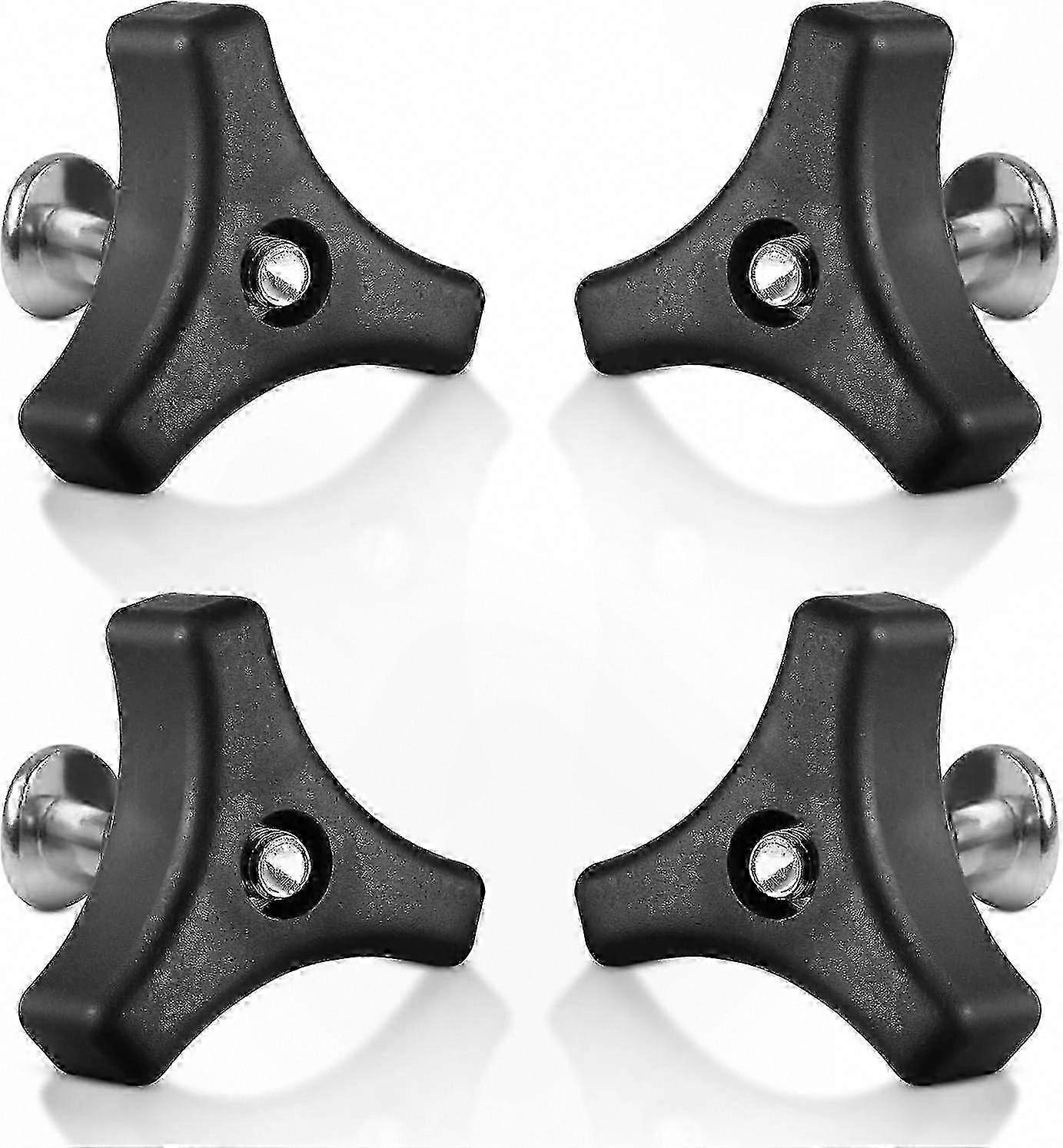 4-Pack Universal Lawn Mower Wing Nuts & Handle Bolts for Angle Adjustment Replacement