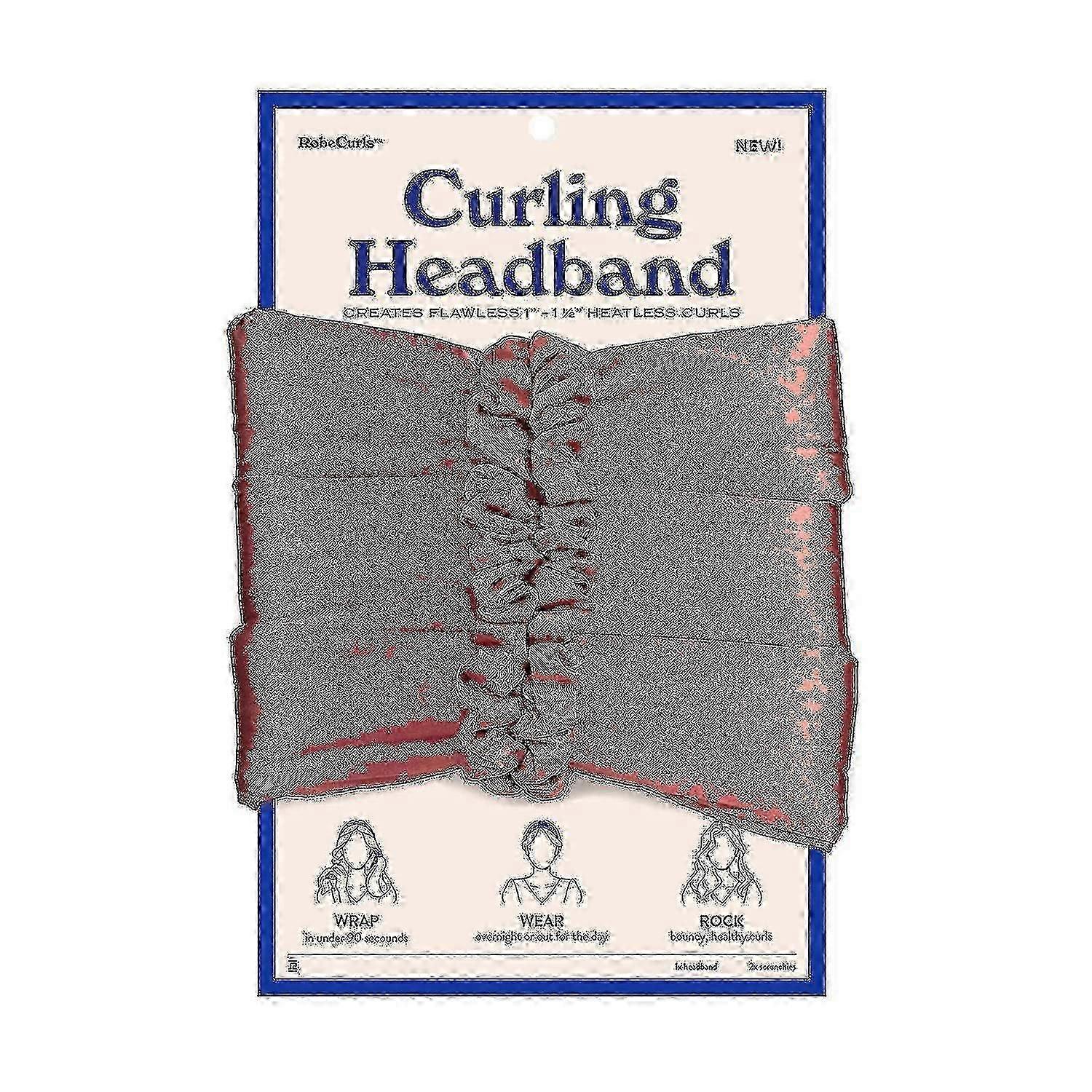 Heatless Curling Headband for Creating Soft Curls without Heat Damage