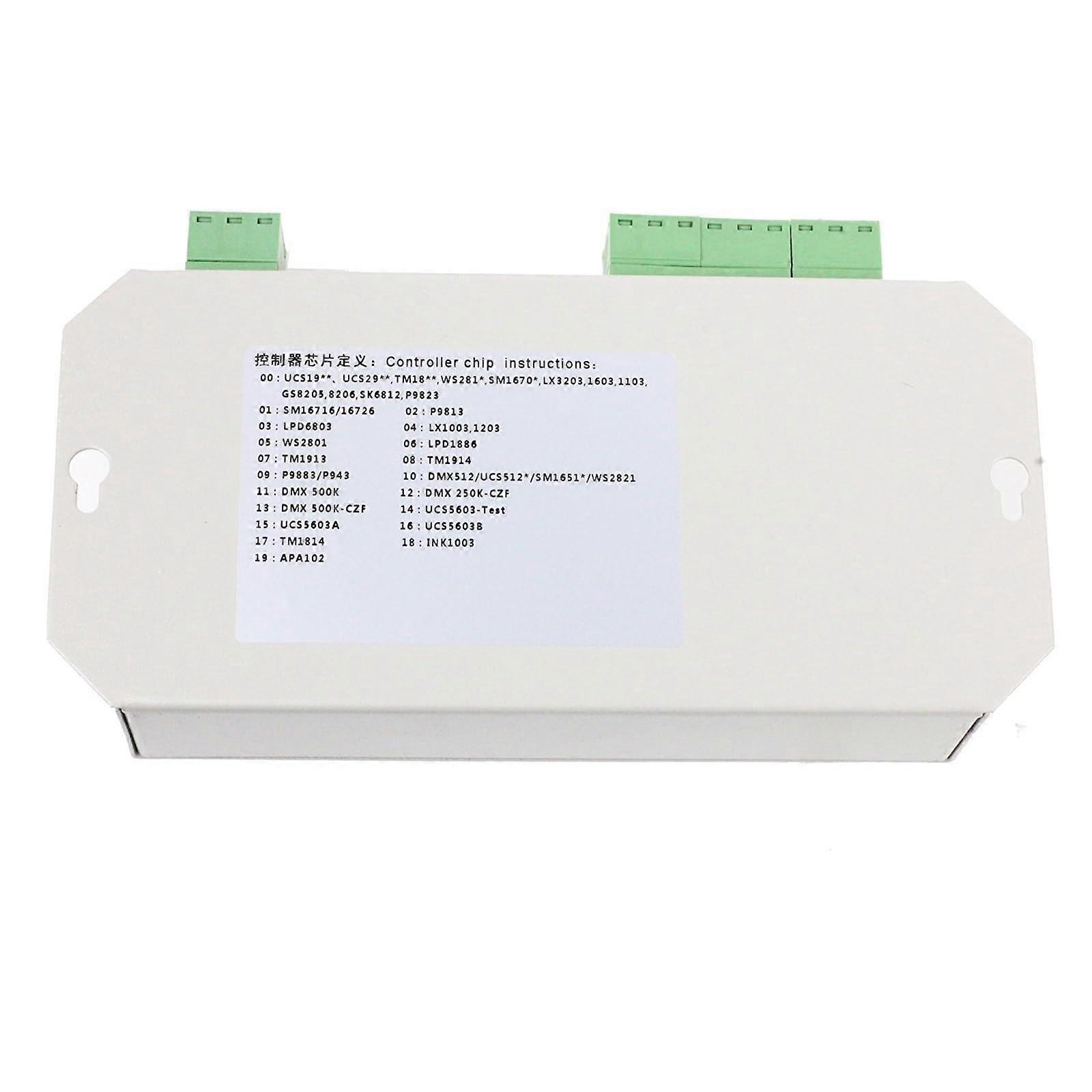 K1000C Programmable LED Controller with SD Card for RGB Light Strips and Low Voltage Lighting