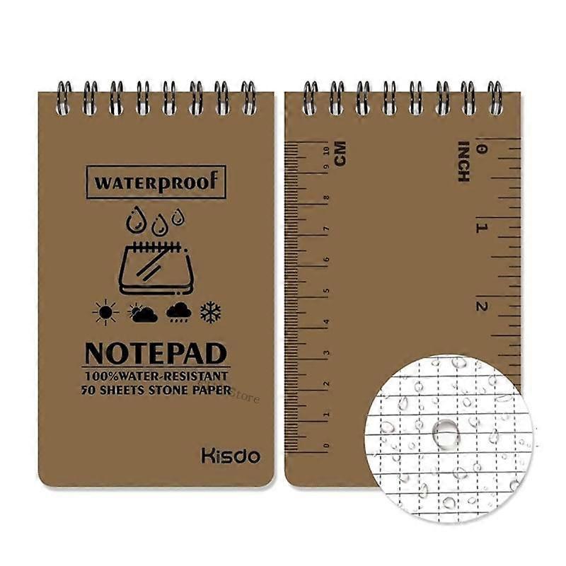 Pocket Notebook Waterproof Notepad Write in the Rain Notebook Top All Weather Notepad Small Notebook