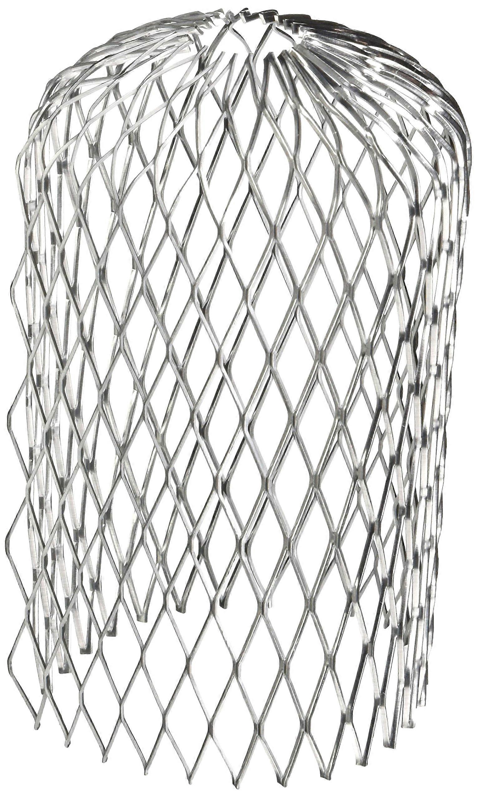 Gutter Strainer Galvanized Steel Leaf Guard for Downspout Debris Filter Prevents Clogging