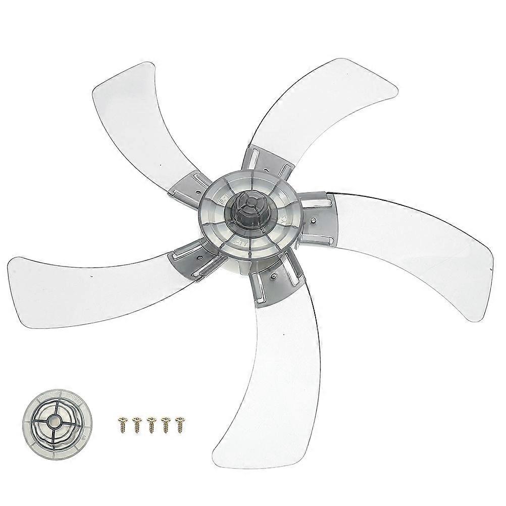 Plastic Fan Replacement for Home Use Light Grey 5 Powerful Airflow Efficient Cooling