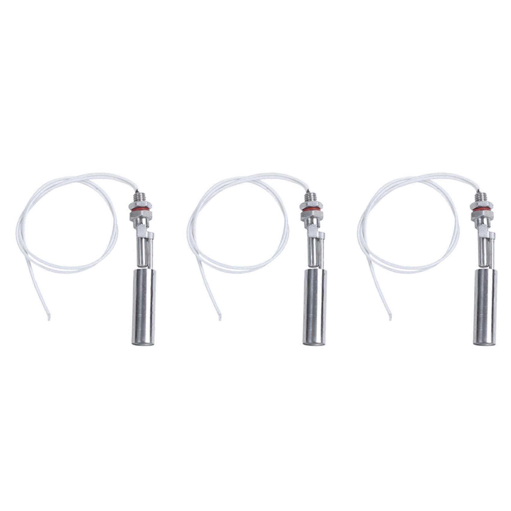 3X Stainless Steel Breaking Water Level Sensor Horizontal Float Switch