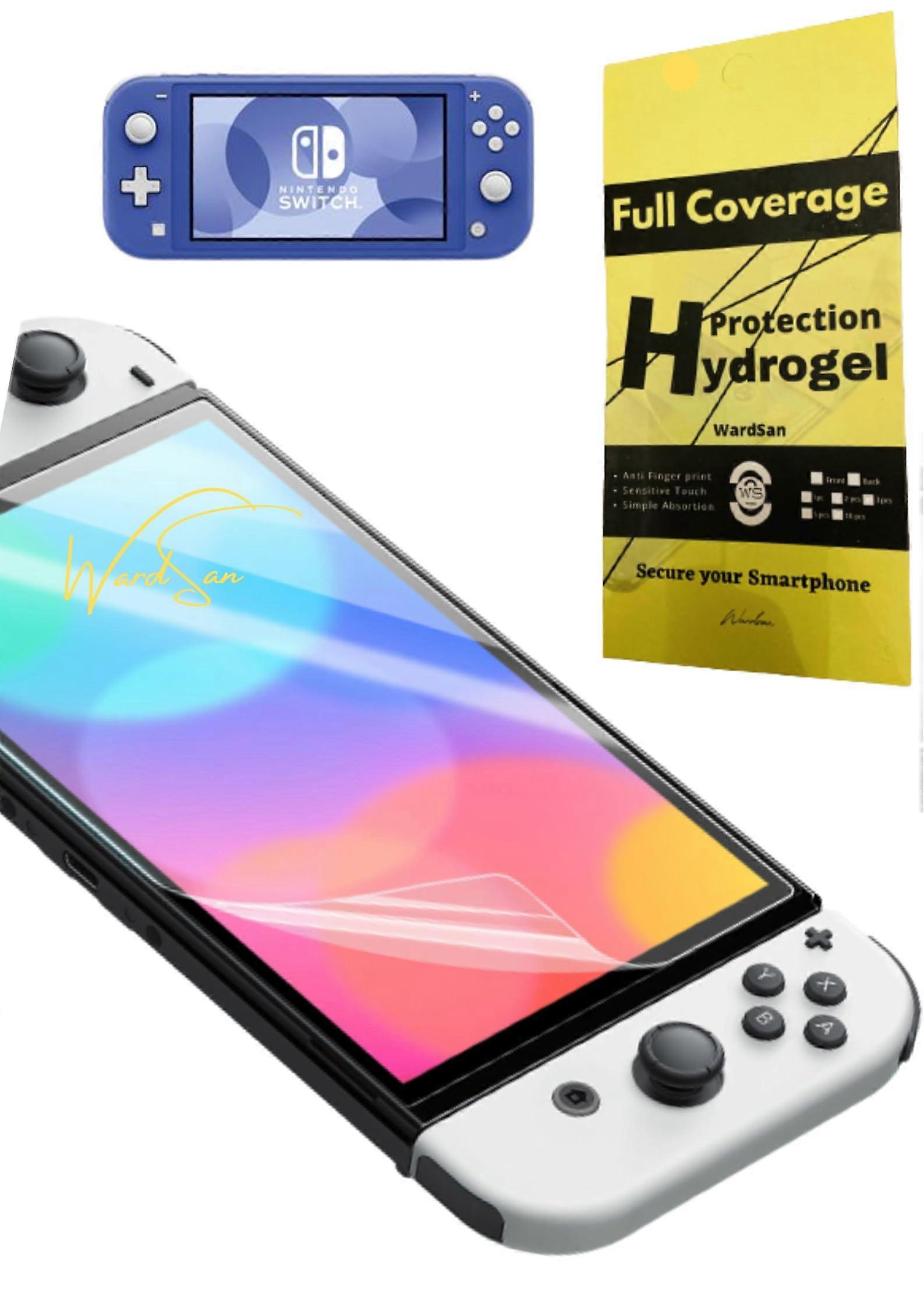 Hydrogel Screen Protector 2 Pack for Nintendo Switch Lite, 3D Shockproof Soft TPU, SelfHealing Surface