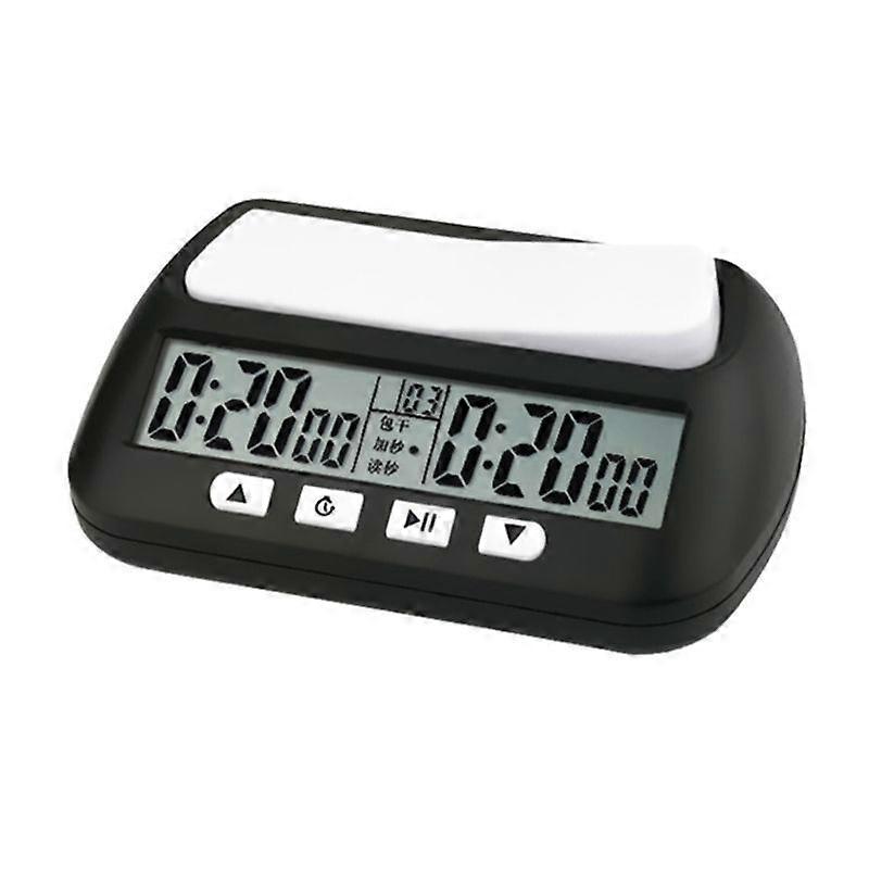 Professional Chess Clock Compact Digital Watch Count Up Down Timer Electronic Board Game Boncom Competition Hour Meter