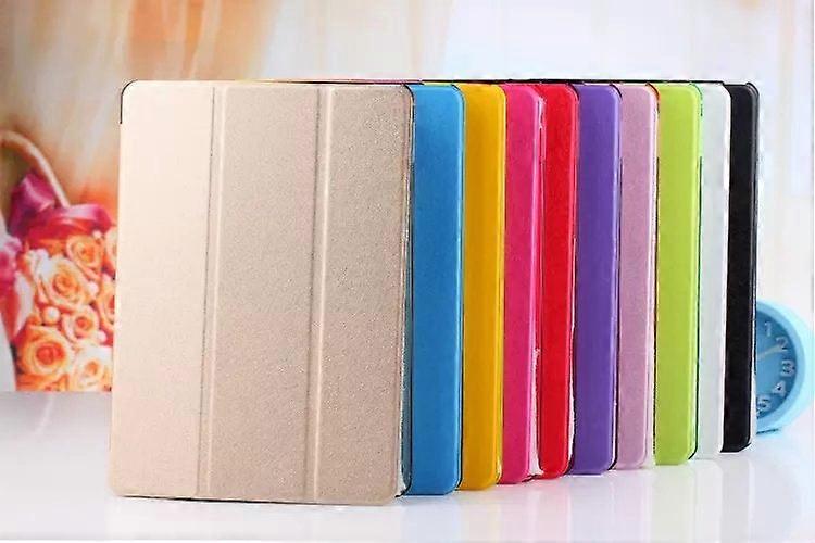 Stylish Case For Ipad 2021 10.2 White Silk Grain Leather