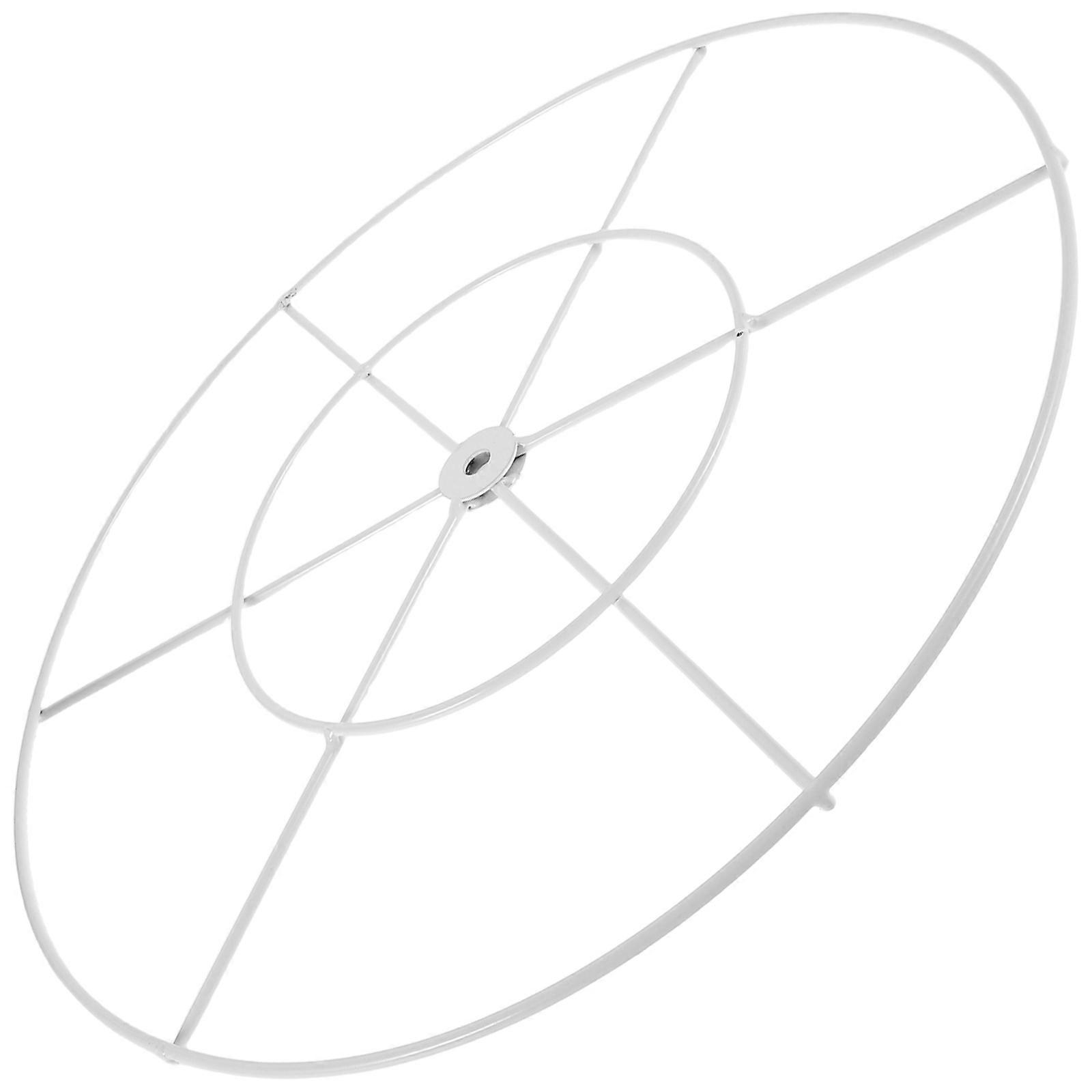 Wedding Decor Iron Ceiling Drape Hoop for DIY 40Cm White Metal Ring Circle