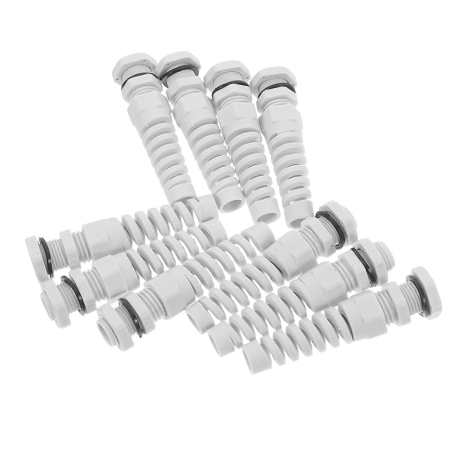 Strain Relief Joint Cable Protector for Home 10Pcs Nylon Waterproof Connectors
