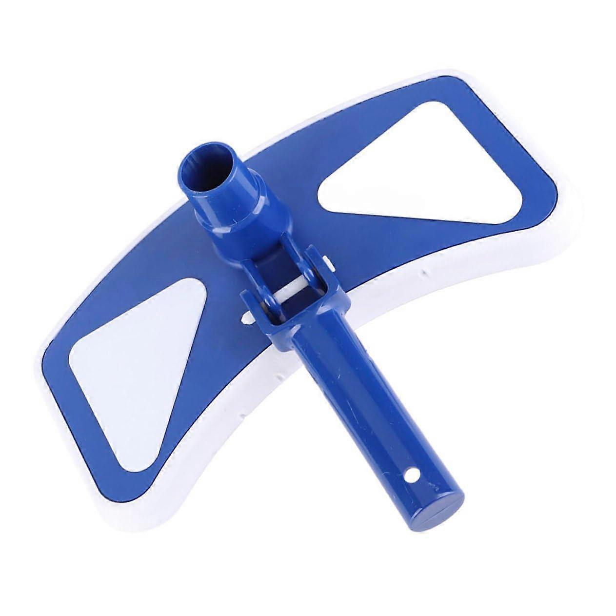 Crescent Pool Vacuum Brush for Vinyl Lined Pools, Professional Inground Scrub Cleaning Attachment