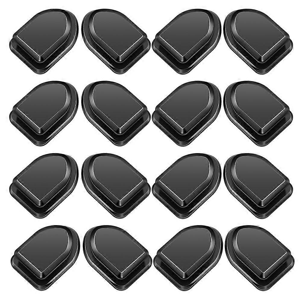 Black Car Headrest Hooks for Organizer 20Pcs Multifunctional ABS Plastic
