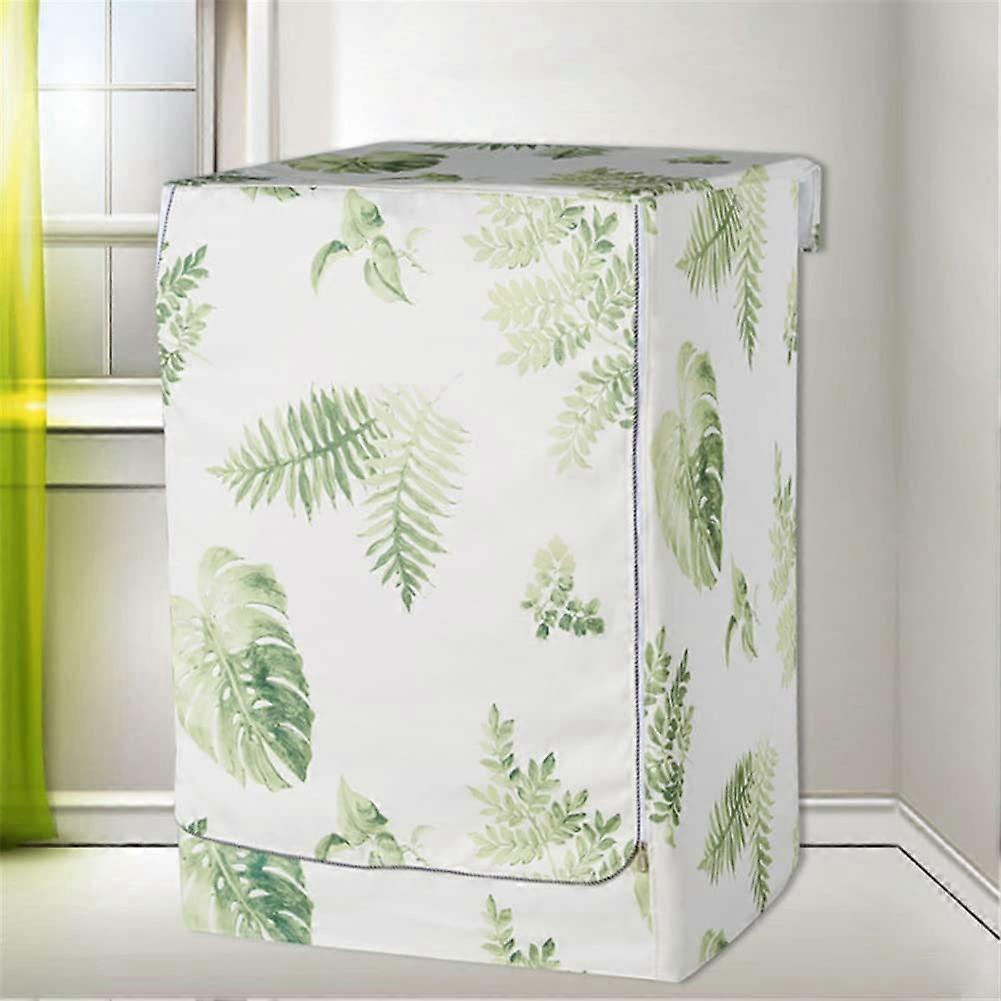 Waterproof Front Load Washing Machine Cover, Dustproof Oxford Fabric Protector with Zipper Access
