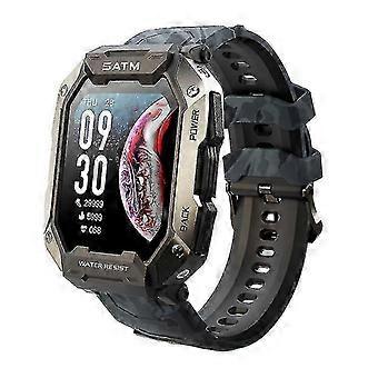 Kerst militaire smartwatch, outdoor, 5 atm waterdicht, tactische smartwatch voor heren, 26 inch.