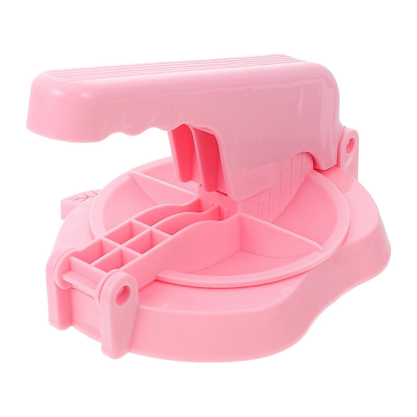 Dumpling Wrapper Presser Dough Pressing Mold for Kitchen Use 2Pcs Pink