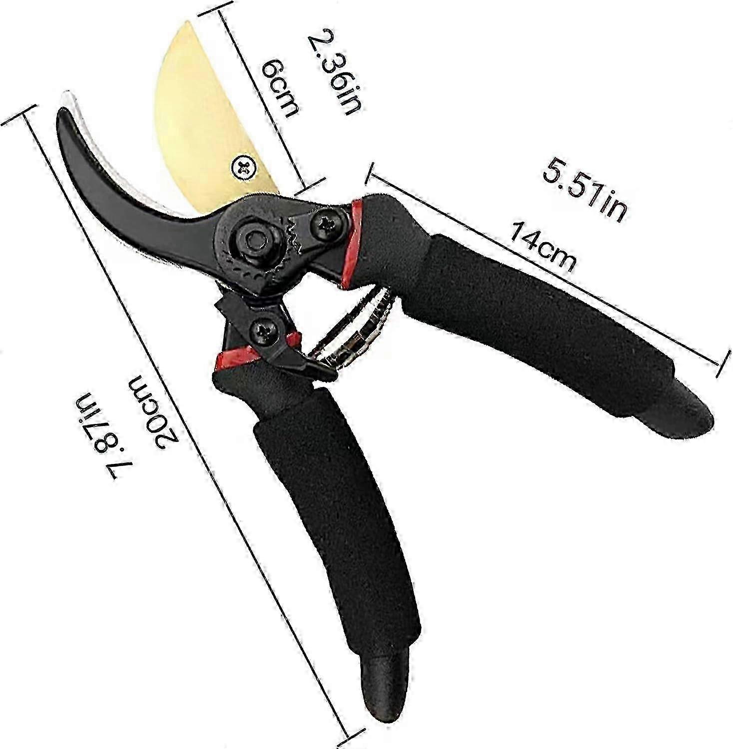 25-26 Pruning Shears for Gardening Pruning Branches and Hedges
