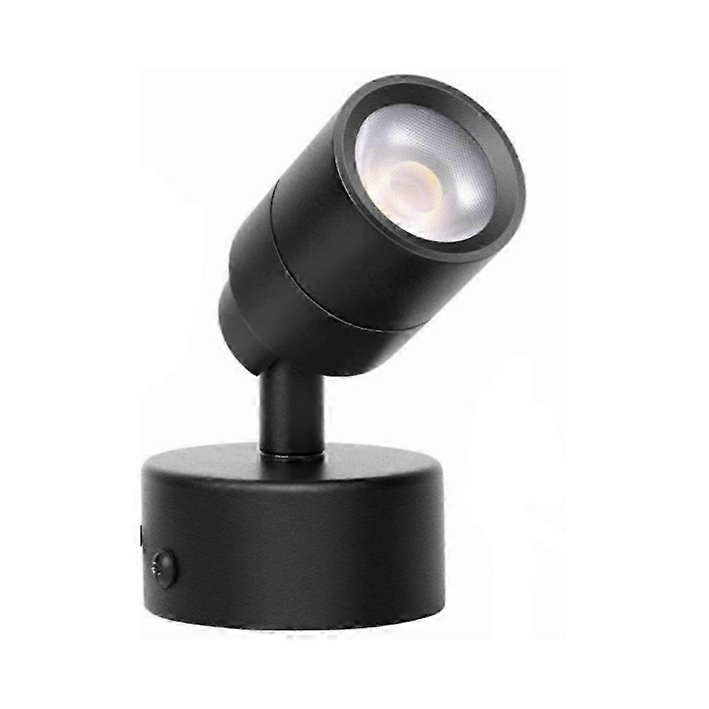 2 Pack LED Spot Lights 3000K Warm White Adjustable Indoor Floor Uplights Plug and Play