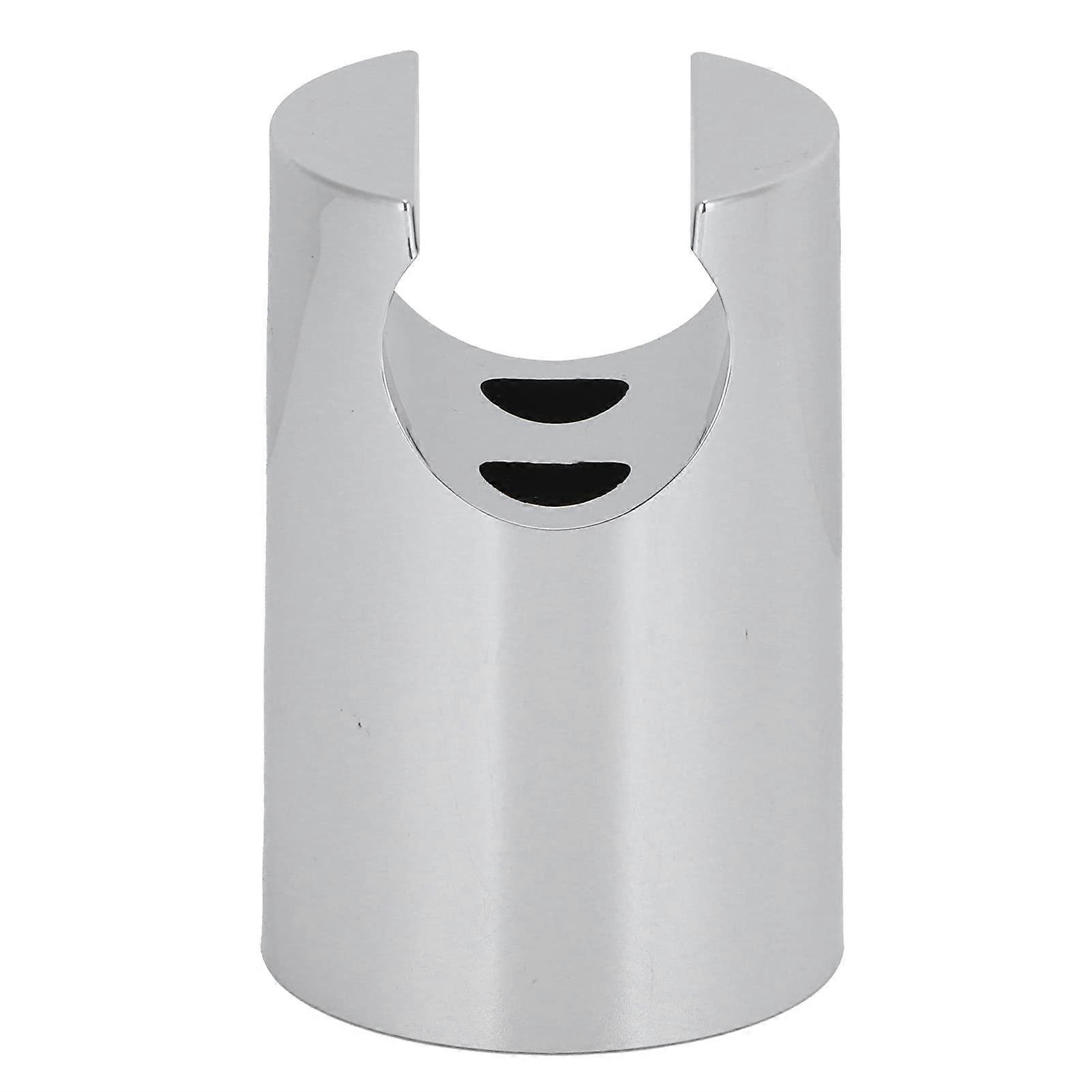 Handheld Shower Head Holder with Large Angle Adjustment, Chrome Wall Mount Bracket for Bathroom