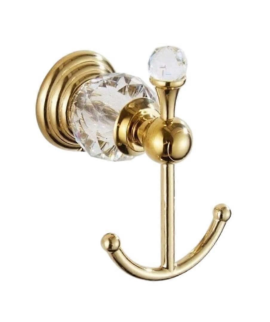 Wall Mounted Crystal Towel Rack with MultiLayer Surface Protection for Elegant Bathroom Storage