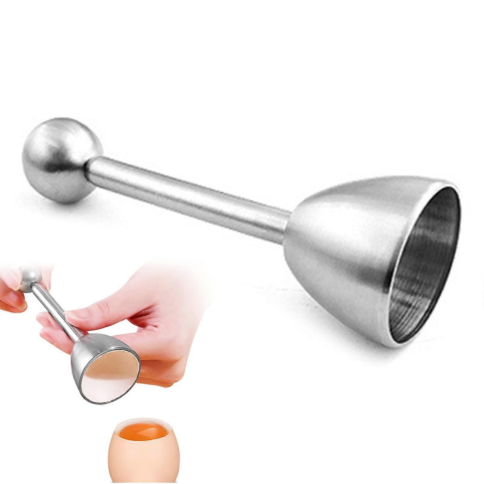 Stainless Steel Egg Topper Cutter for Clean Eggshell Removal, Boiled Egg Shell Opener Tool