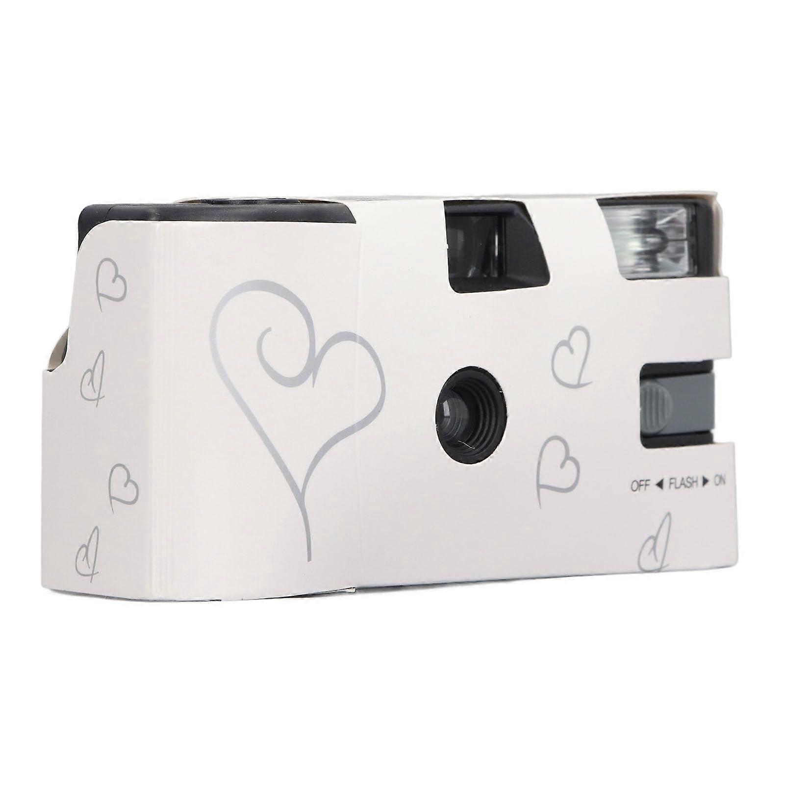 Disposable Wedding Camera with Flash 35mm Single Use Film Camera 27 Exposures Retro Style