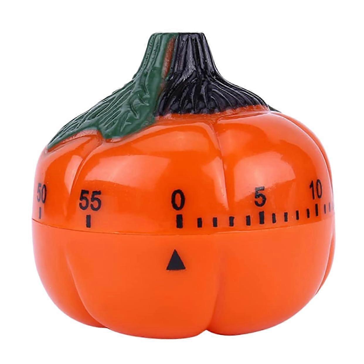 Halloween Pumpkin Kitchen Timer with Cute Design for Baking, Cooking, Study and Holiday Decor