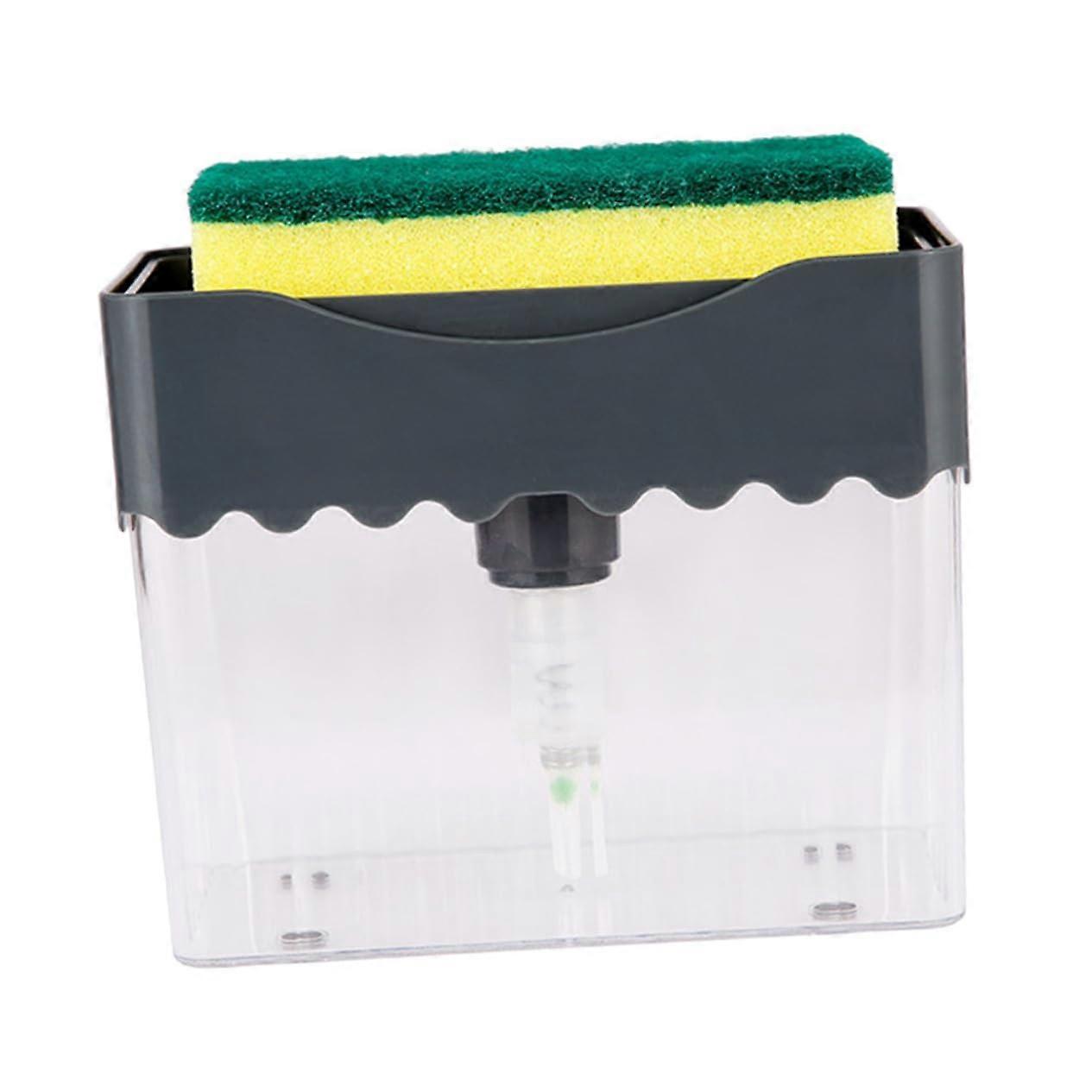 Soap Dispenser with OneHand Operation, Large Capacity Dish Soap Pump for Kitchen Sponge Use