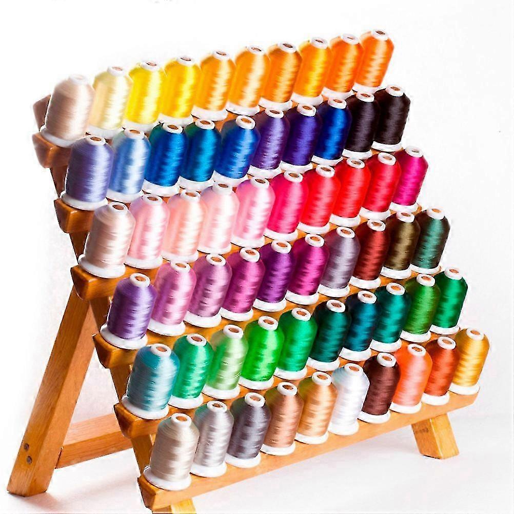 Polyester Threads Embroidery Thread for Weaving 1Set of Assorted Colors