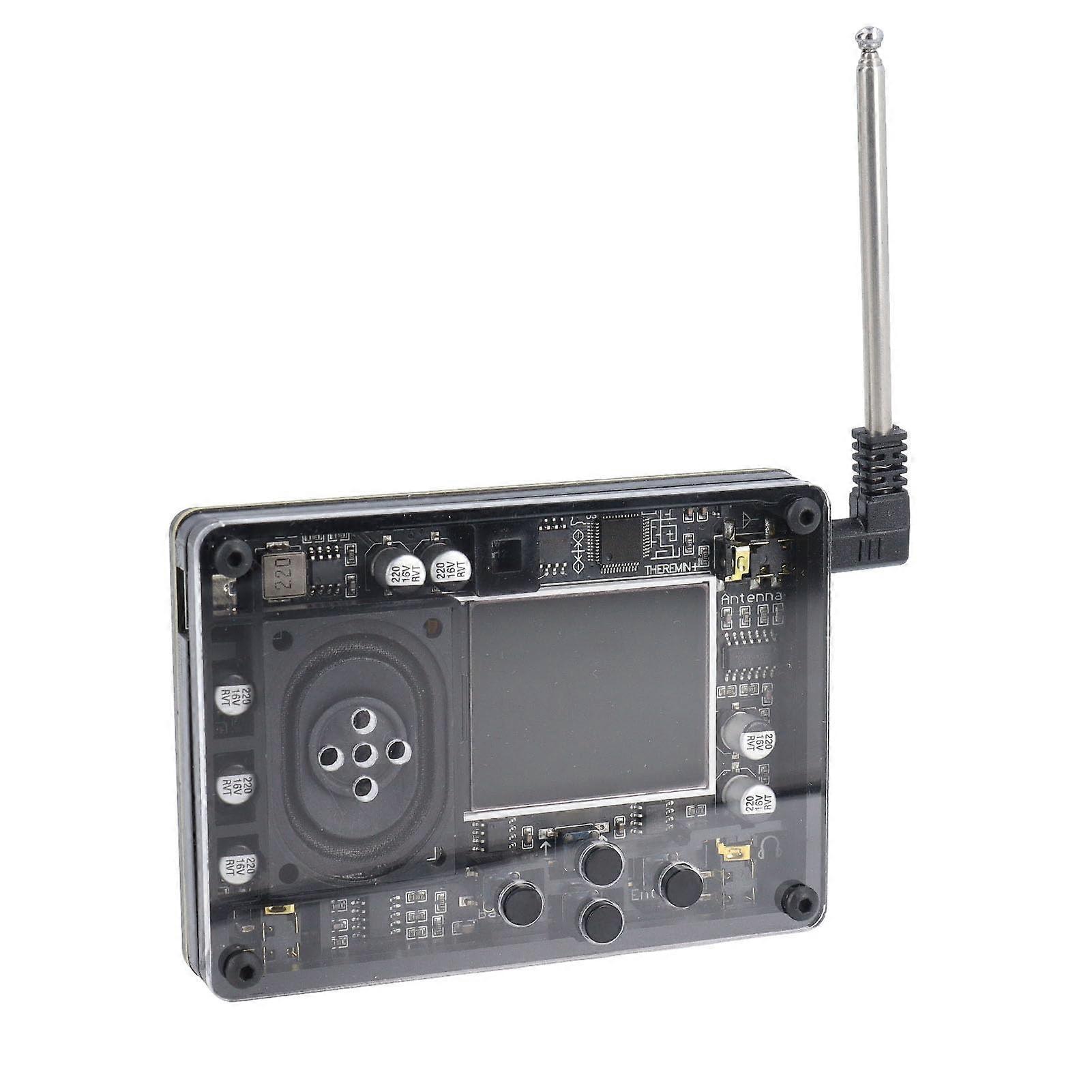 Mini Theremin Musical Instrument with Adjustable Tuning, Dynamic Display and TypeC Rechargeable