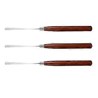 Brown Nail Art Stirring Rod Tool for Blending Uv Gels 3Pcs for DIY Nail
