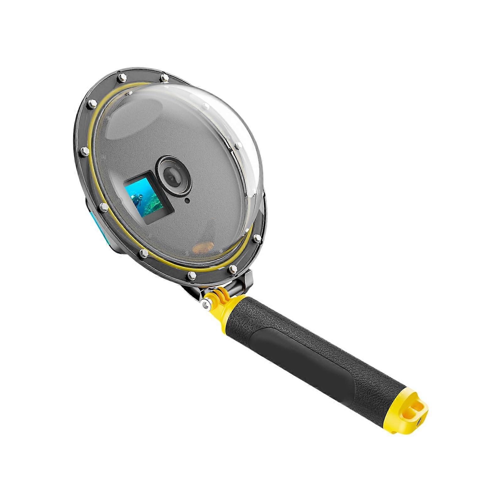 Underwater Dome Port for GoPro Hero 5/4/3, 30m Waterproof Housing Case with Dome Lens and Floating Grip