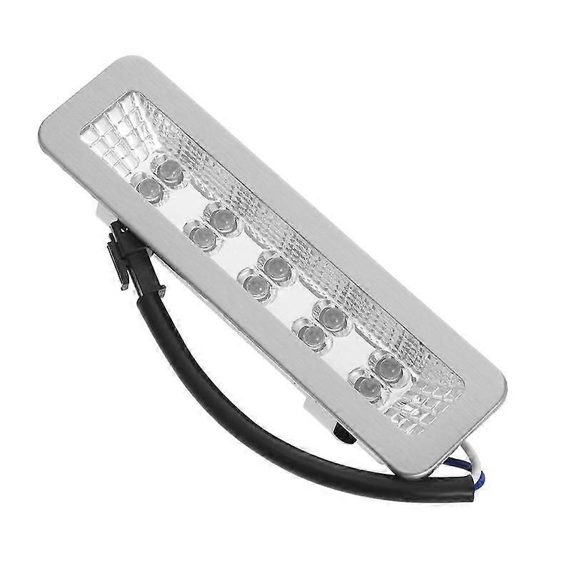 LED Bulb For Humid Kitchen Range Hood Dual-Row Design Silver 1Set Wide Lighting Range